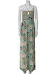 Ulla Johnson Silk Floral Print Jumpsuit