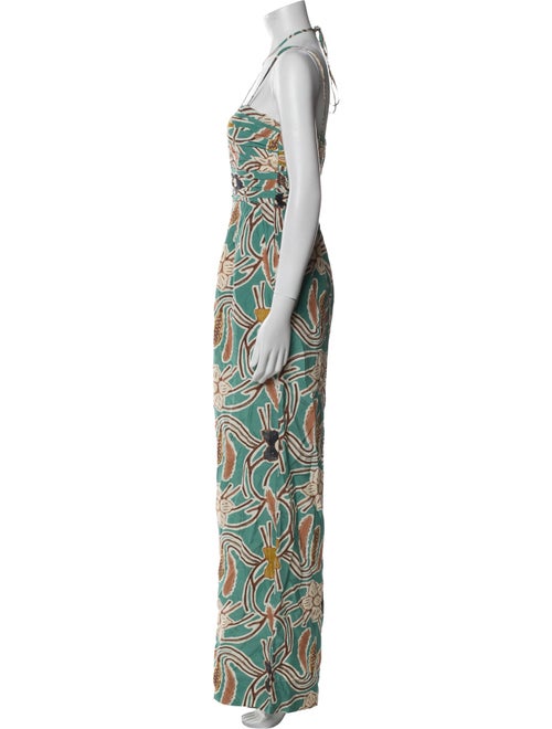 Ulla Johnson Silk Floral Print Jumpsuit