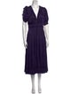 Ulla Johnson V-Neck Midi Length Dress