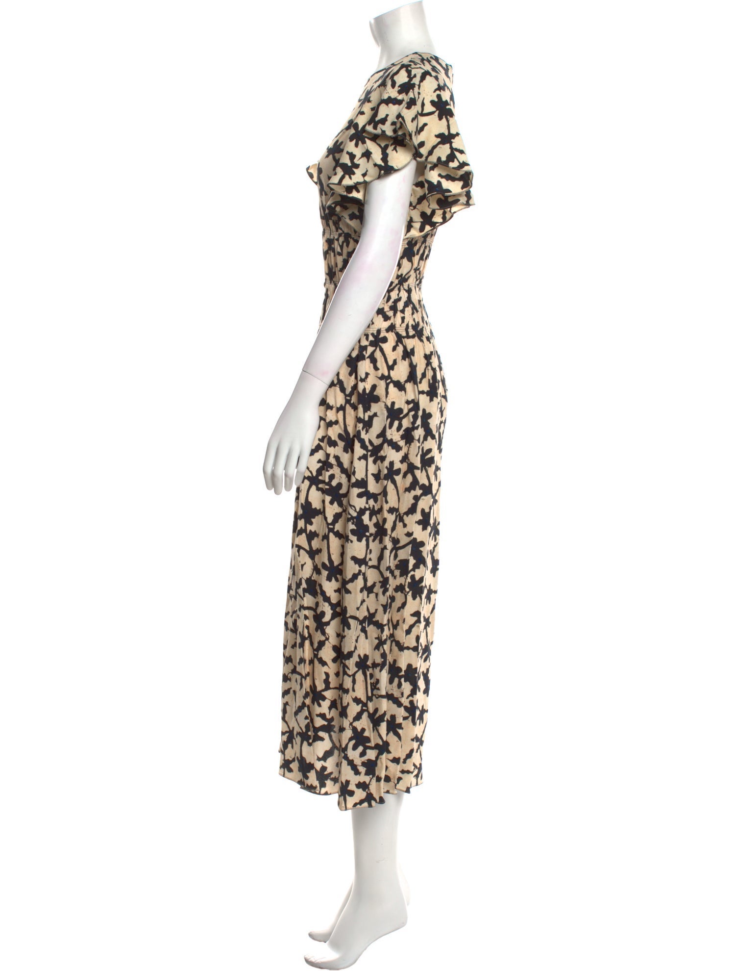 Ulla Johnson Floral Print Long Dress w/ Tags