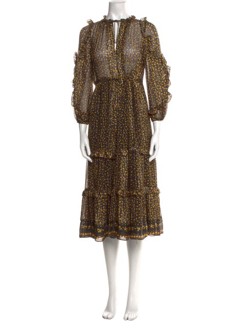 Ulla Johnson Silk Midi Length Dress