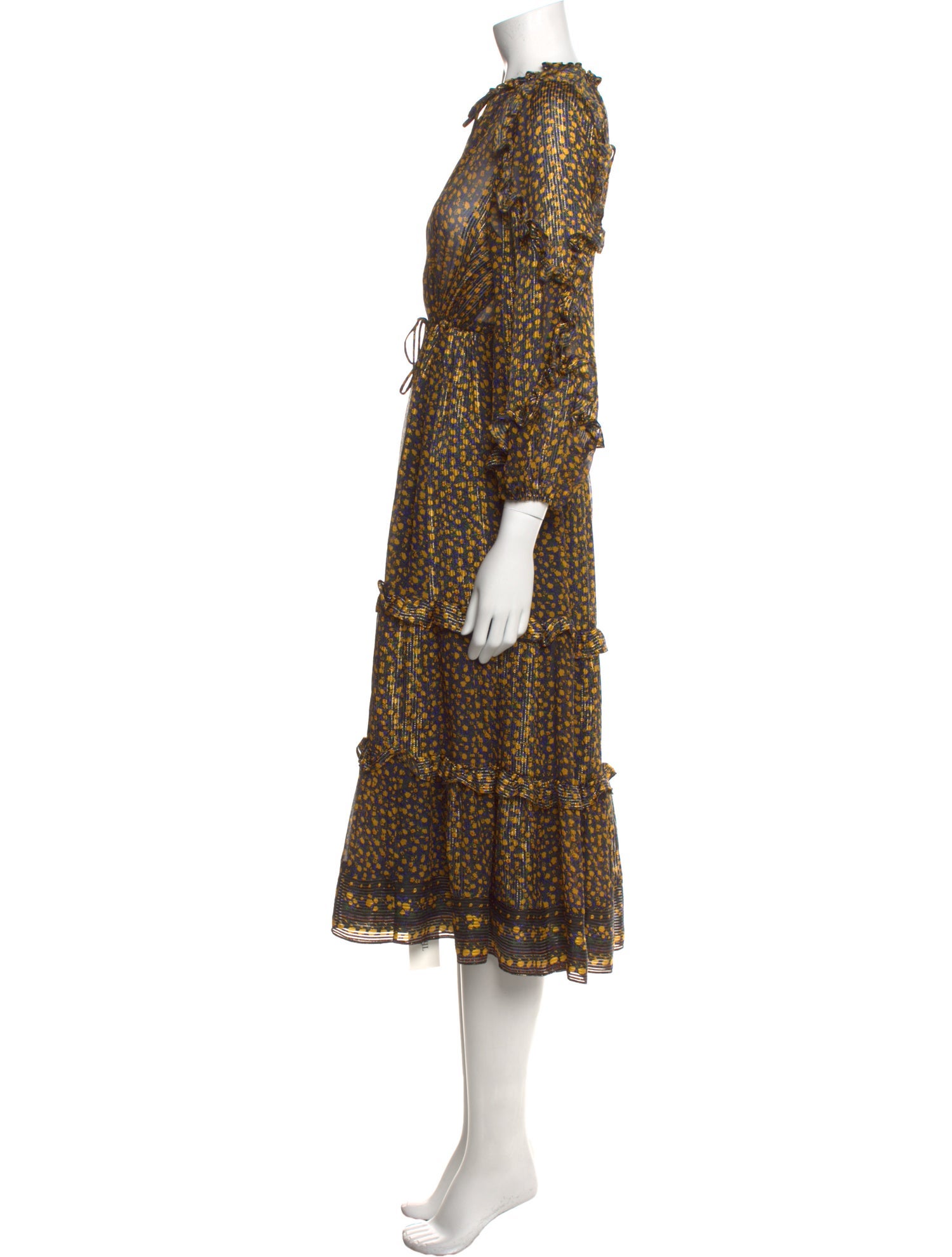 Ulla Johnson Silk Midi Length Dress