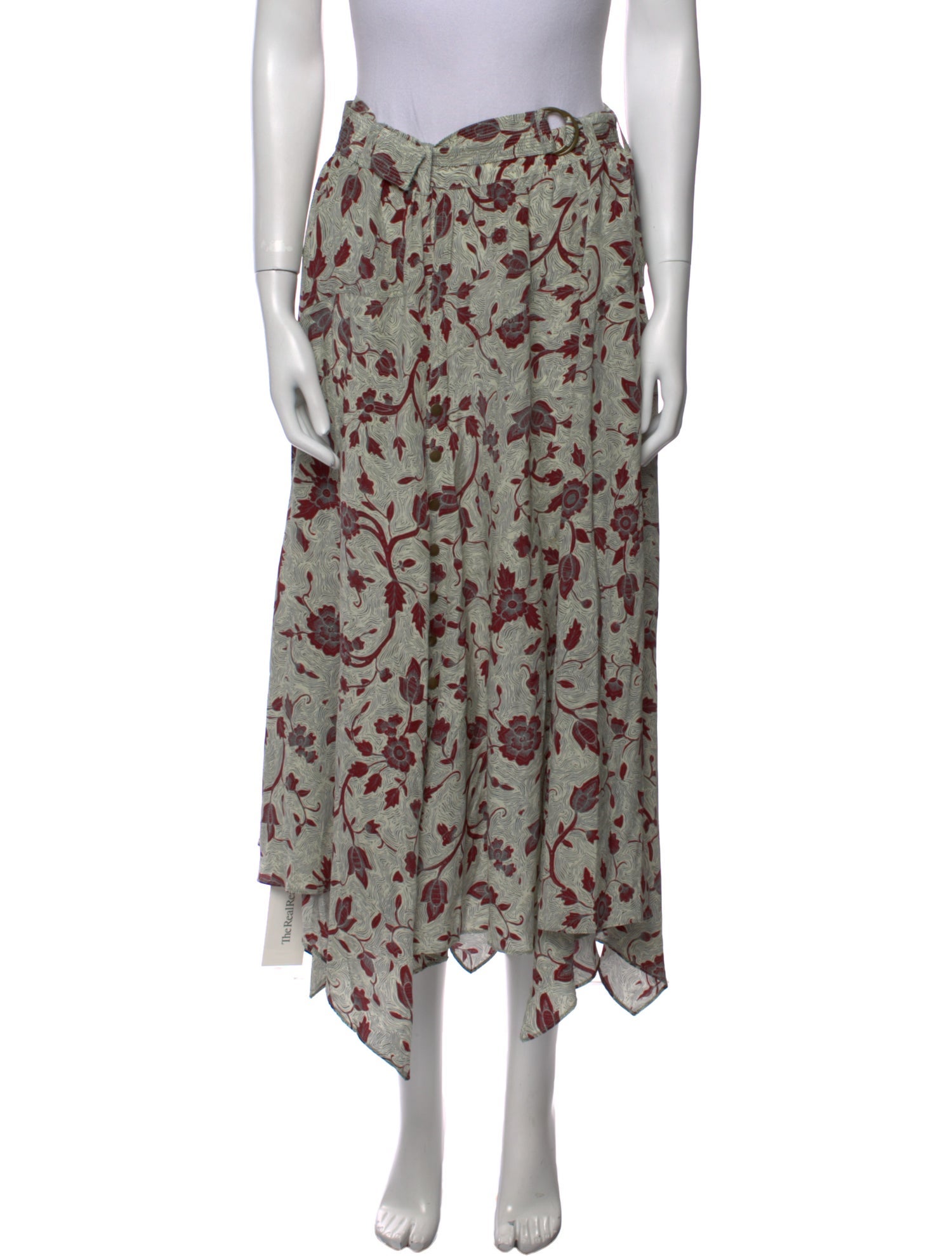 Ulla Johnson Silk Midi Length Skirt