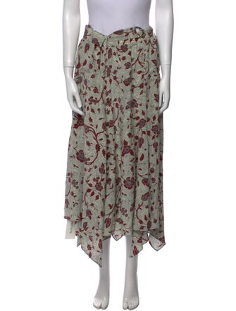 Ulla Johnson Silk Midi Length Skirt