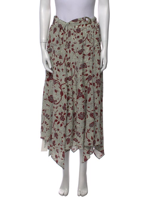 Ulla Johnson Silk Midi Length Skirt