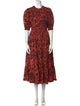 Ulla Johnson Printed Midi Length Dress