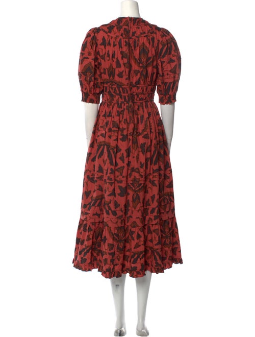 Ulla Johnson Printed Midi Length Dress