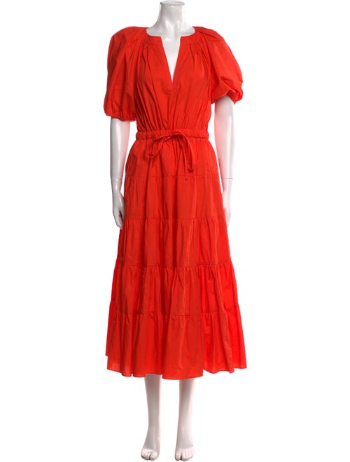 Ulla Johnson V-Neck Long Dress