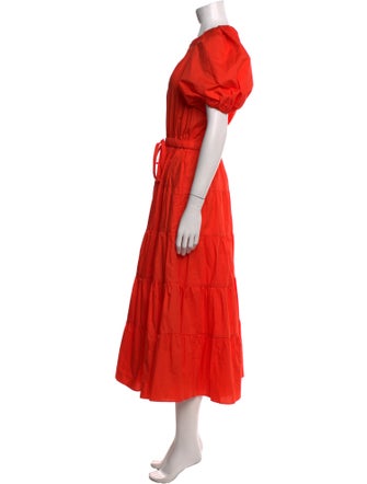 Ulla Johnson V-Neck Long Dress