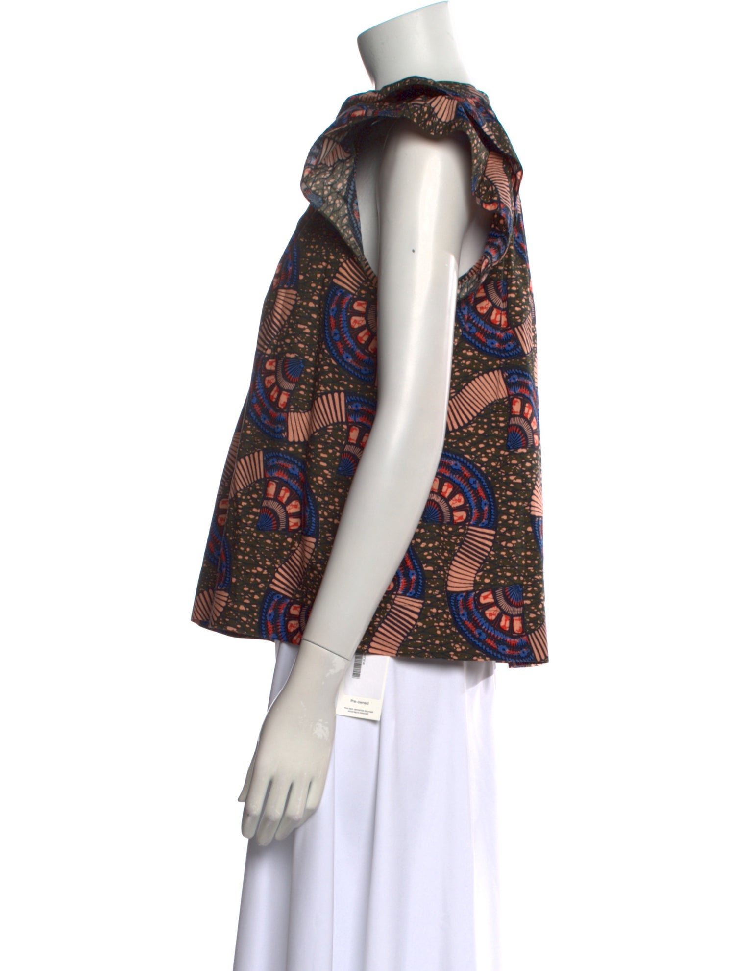 Ulla Johnson Printed V-Neck Blouse