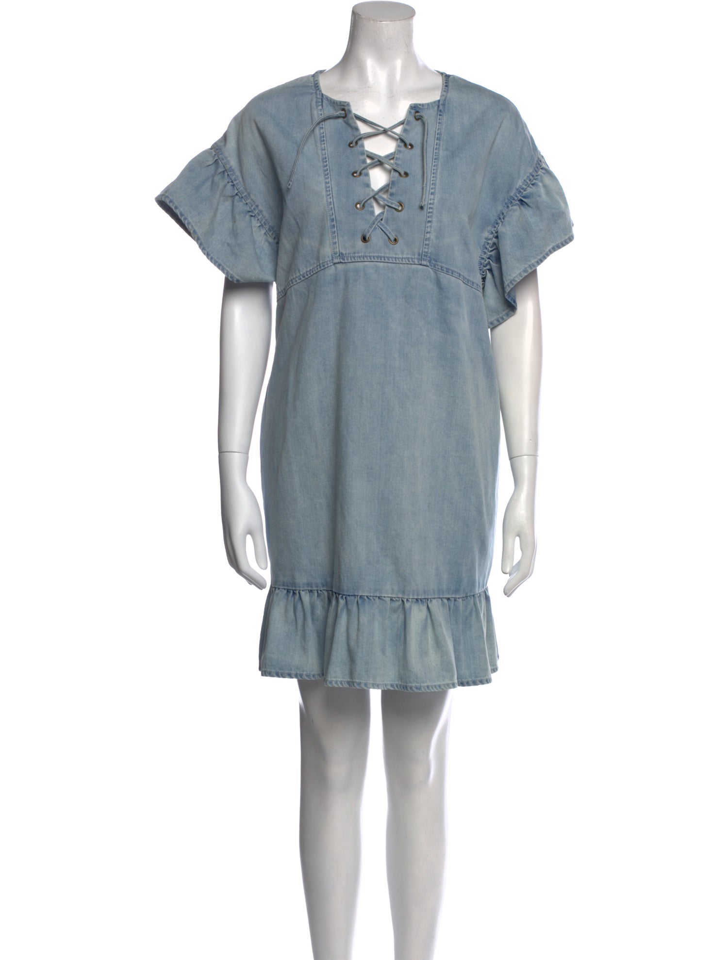 Ulla Johnson V-Neck Mini Dress