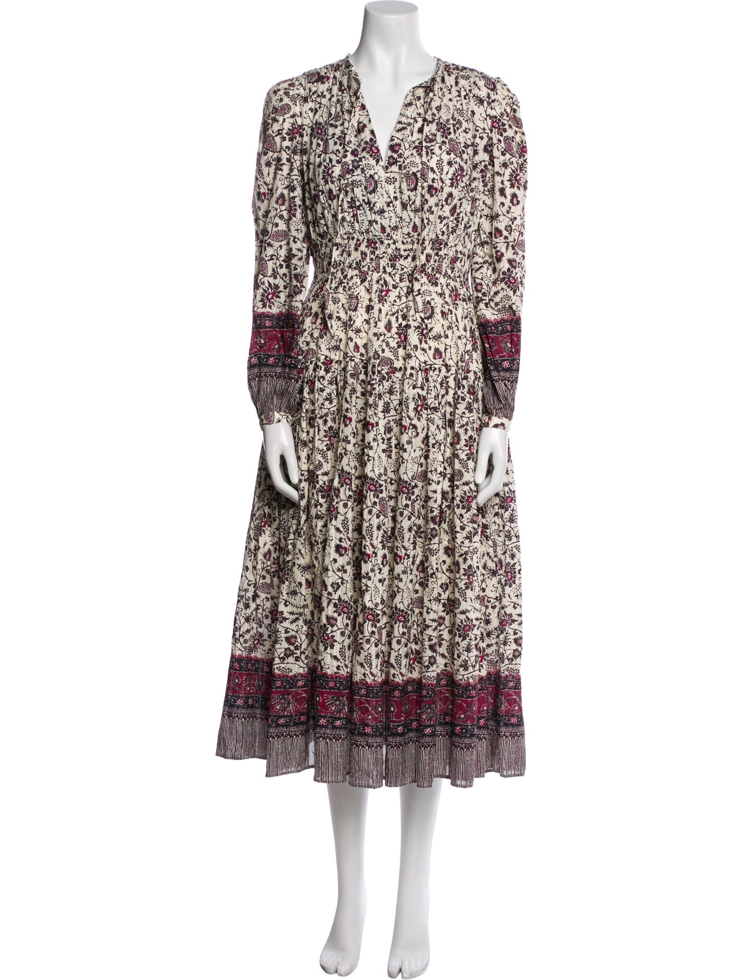 Ulla Johnson Floral Print Long Dress w/ Tags