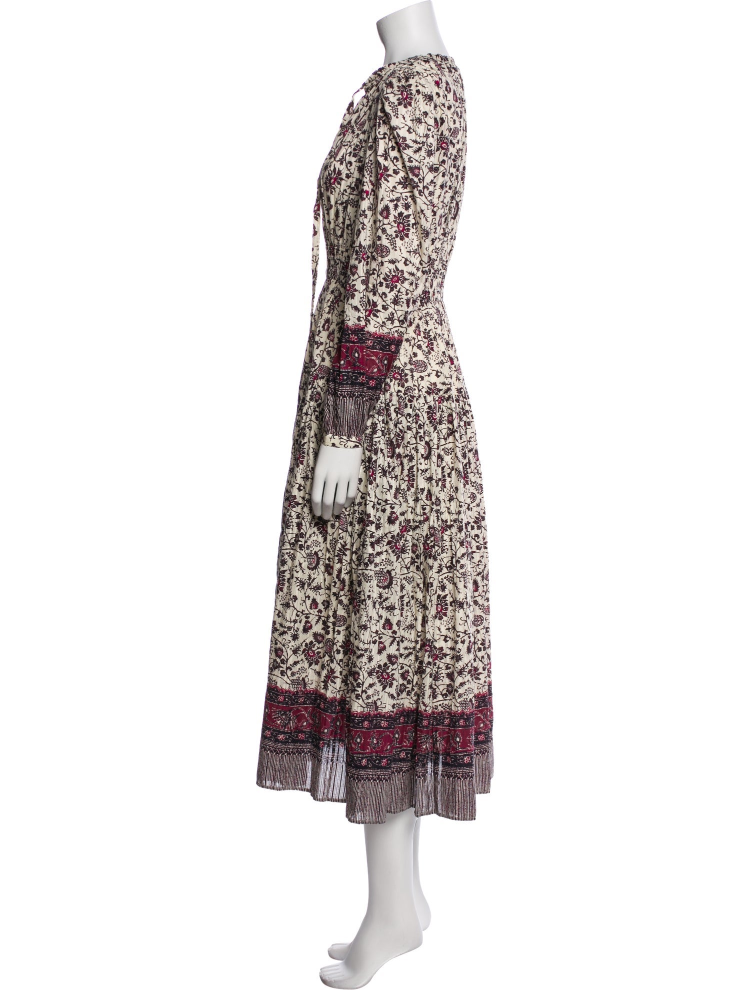 Ulla Johnson Floral Print Long Dress w/ Tags