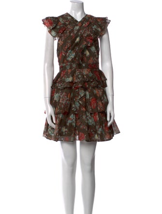 Ulla Johnson Floral Print Mini Dress