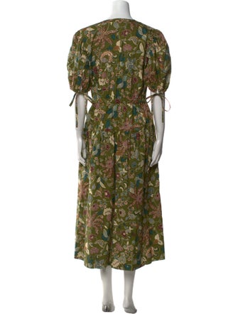 Ulla Johnson Floral Print Long Dress