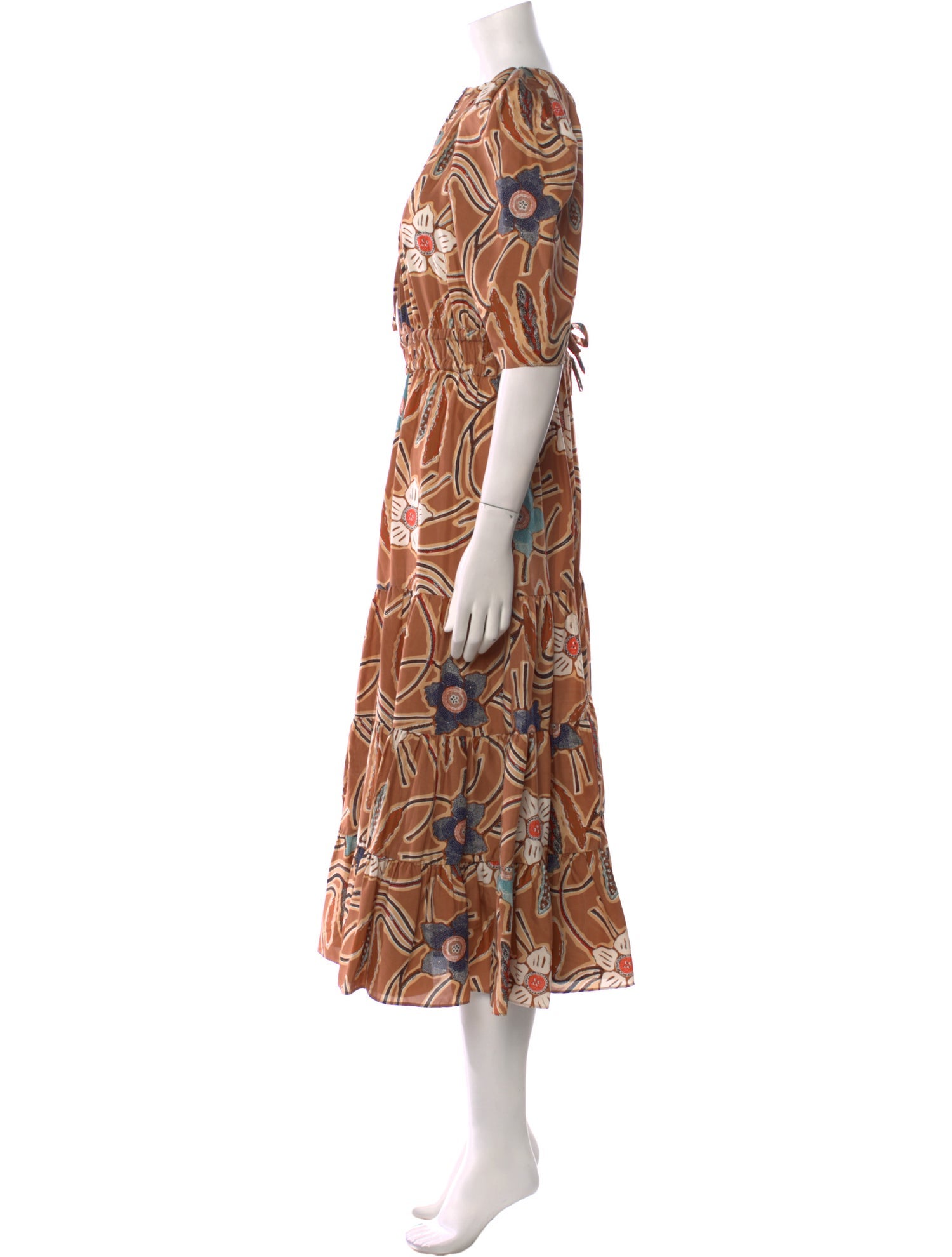Ulla Johnson Silk Midi Length Dress