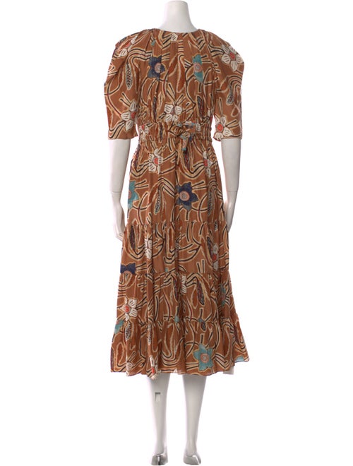 Ulla Johnson Silk Midi Length Dress