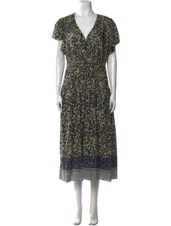 Ulla Johnson Floral Print Long Dress