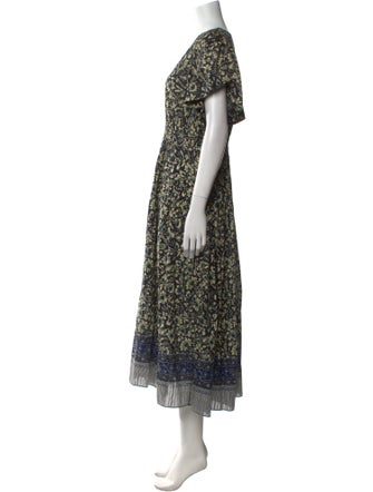 Ulla Johnson Floral Print Long Dress