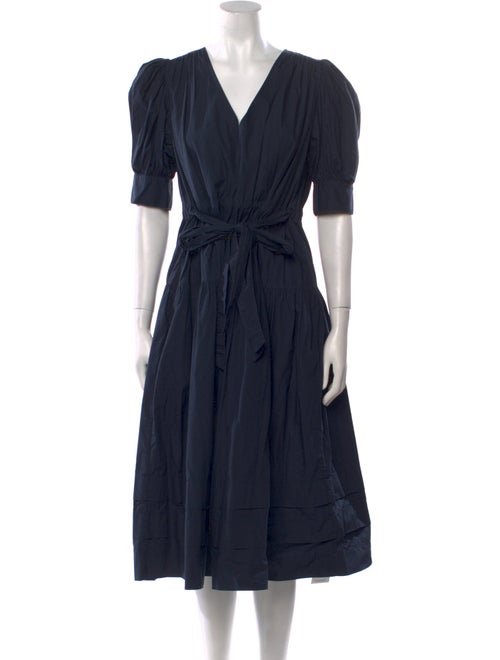 Ulla Johnson V-Neck Midi Length Dress