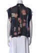 Ulla Johnson Silk Floral Print Blouse