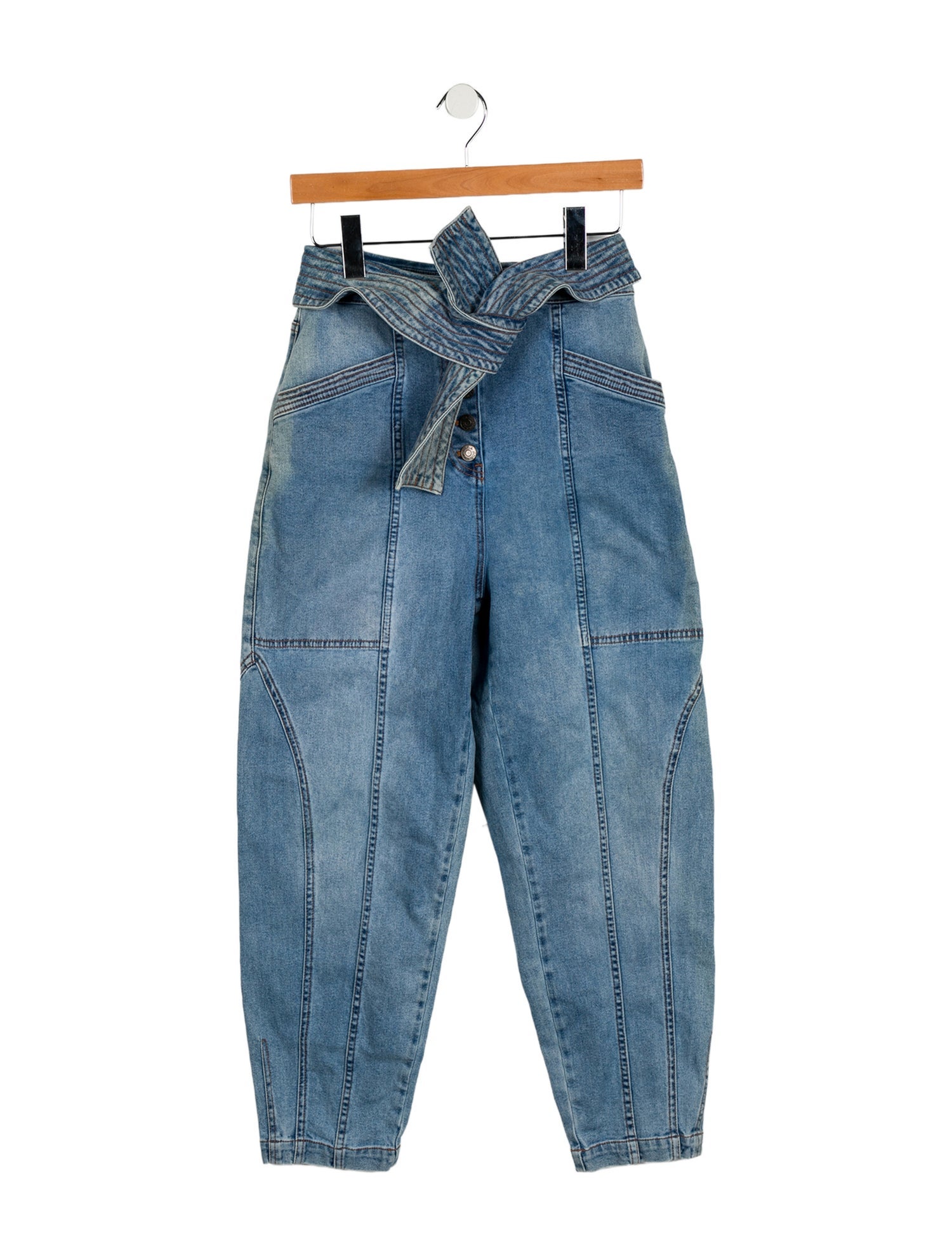 Ulla Johnson High-Rise Straight Leg Jeans