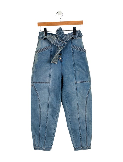 Ulla Johnson High-Rise Straight Leg Jeans