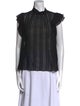 Ulla Johnson Silk Mock Neck Blouse