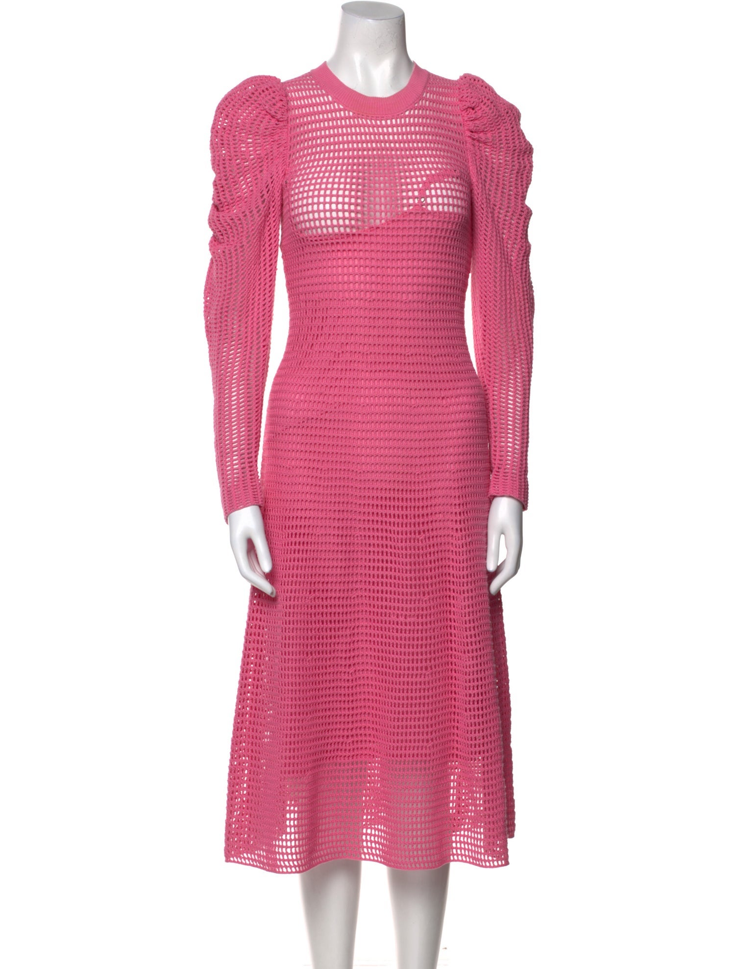 Ulla Johnson Crew Neck Midi Length Dress