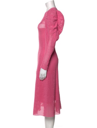 Ulla Johnson Crew Neck Midi Length Dress