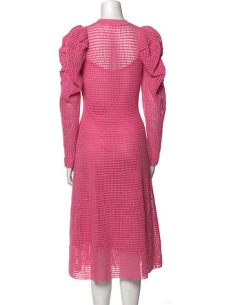 Ulla Johnson Crew Neck Midi Length Dress