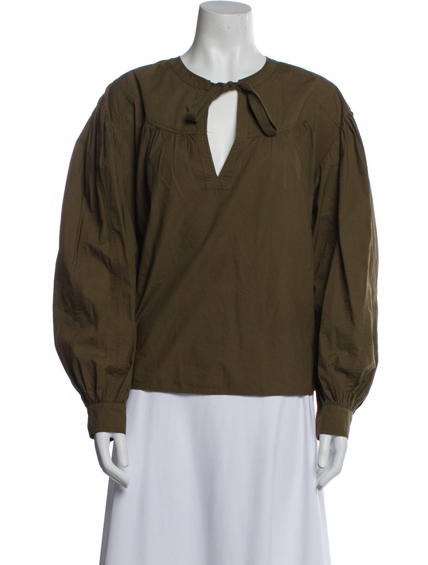 Ulla Johnson V-Neck Long Sleeve Blouse