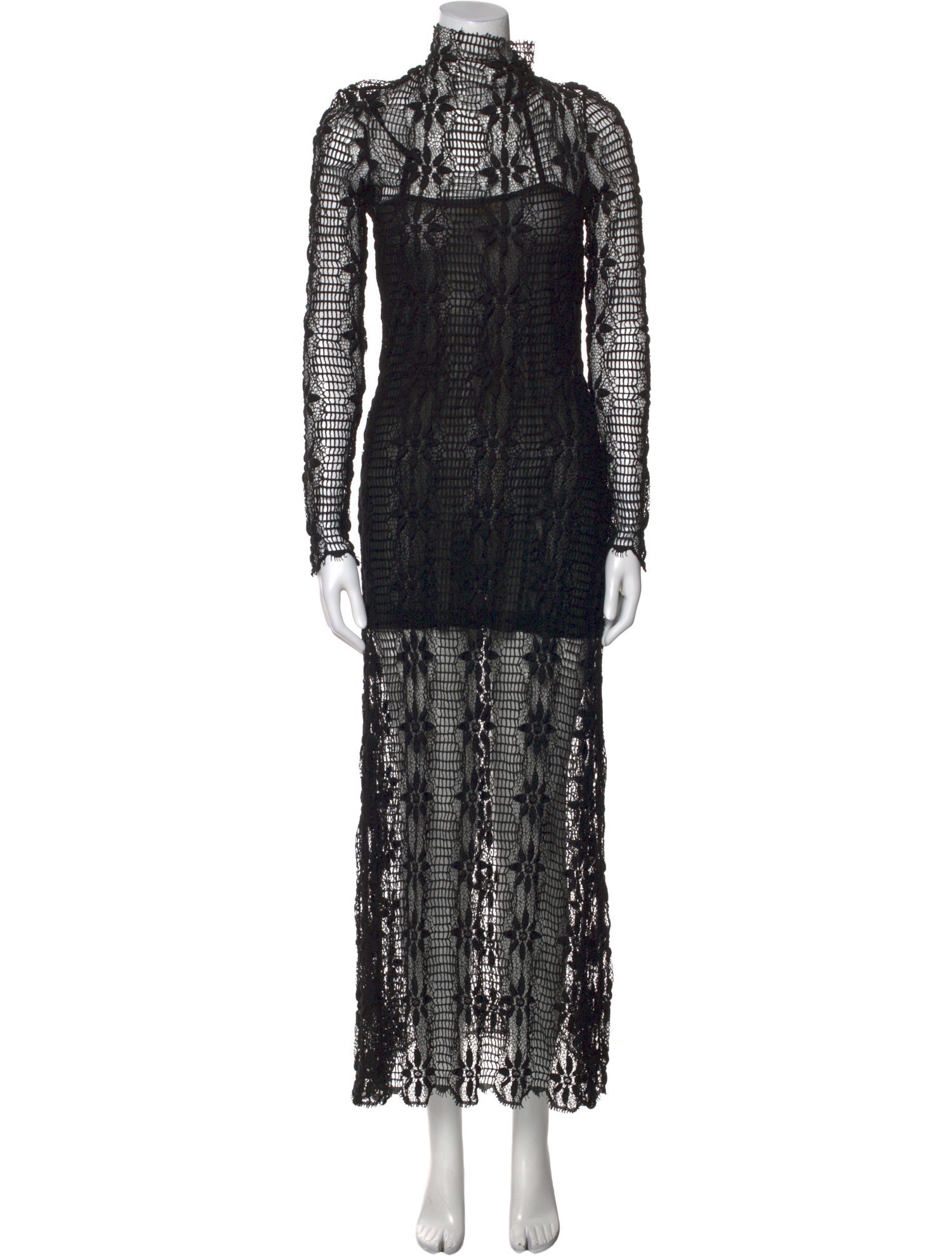 Ulla Johnson Mock Neck Long Dress