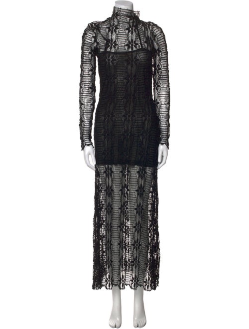 Ulla Johnson Mock Neck Long Dress