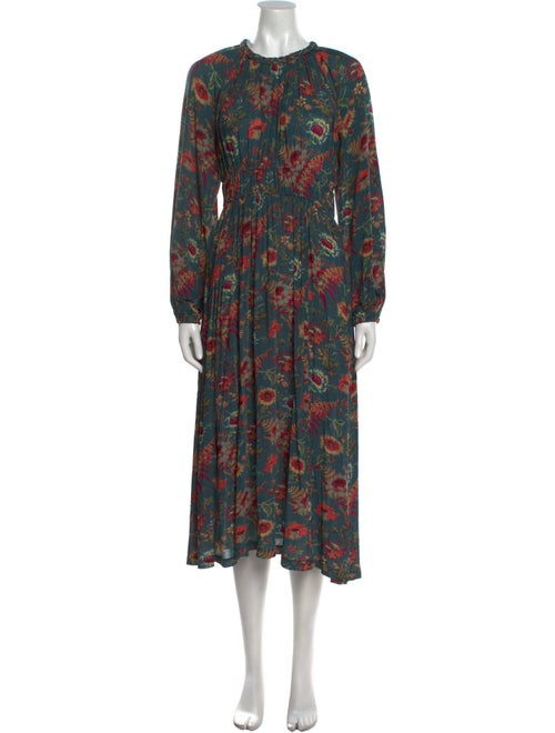 Ulla Johnson Floral Print Long Dress