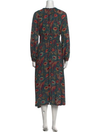 Ulla Johnson Floral Print Long Dress