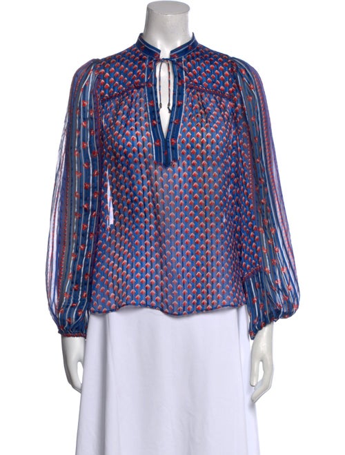 Ulla Johnson Silk Printed Blouse