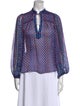 Ulla Johnson Silk Printed Blouse