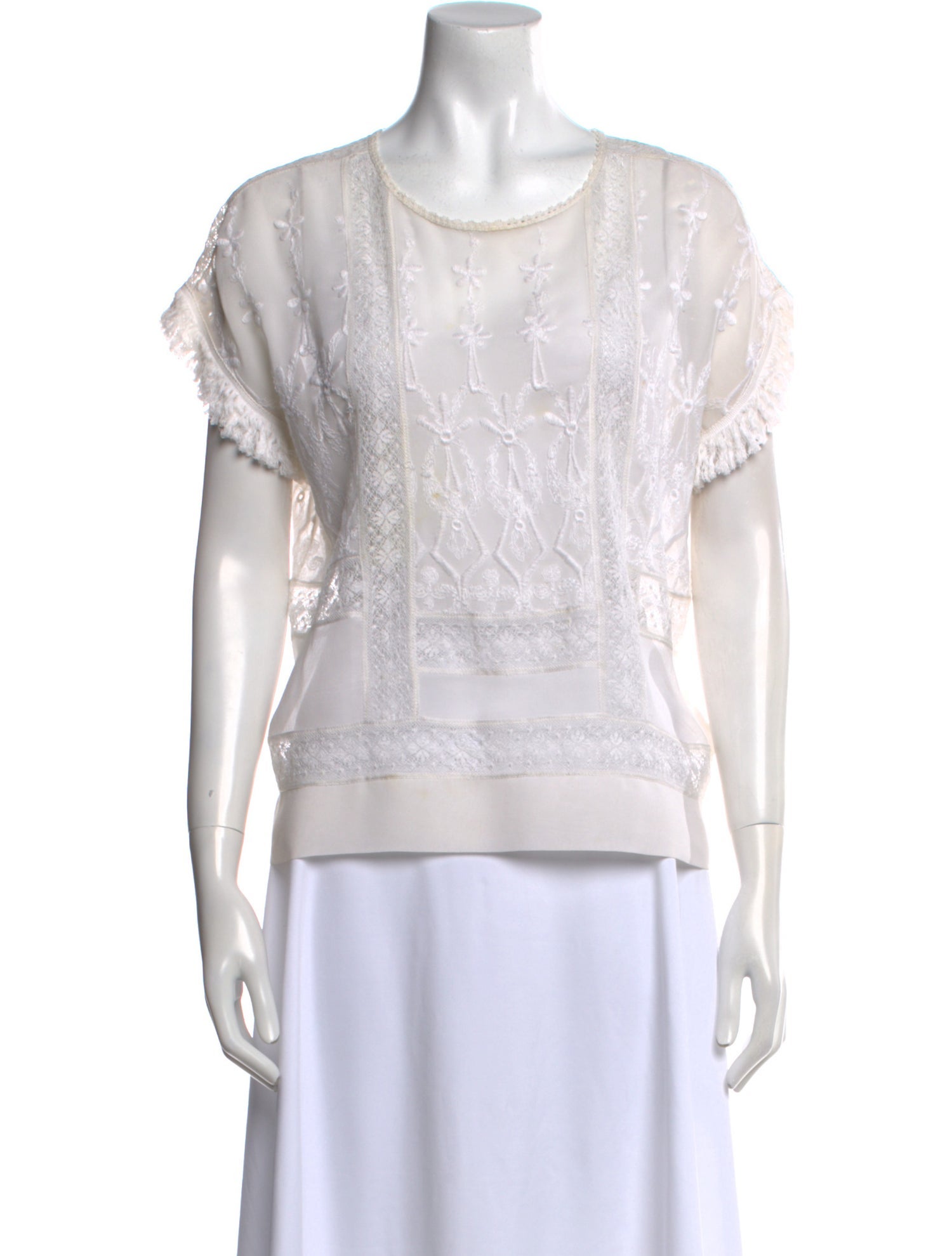 Ulla Johnson Silk Bateau Neckline Top