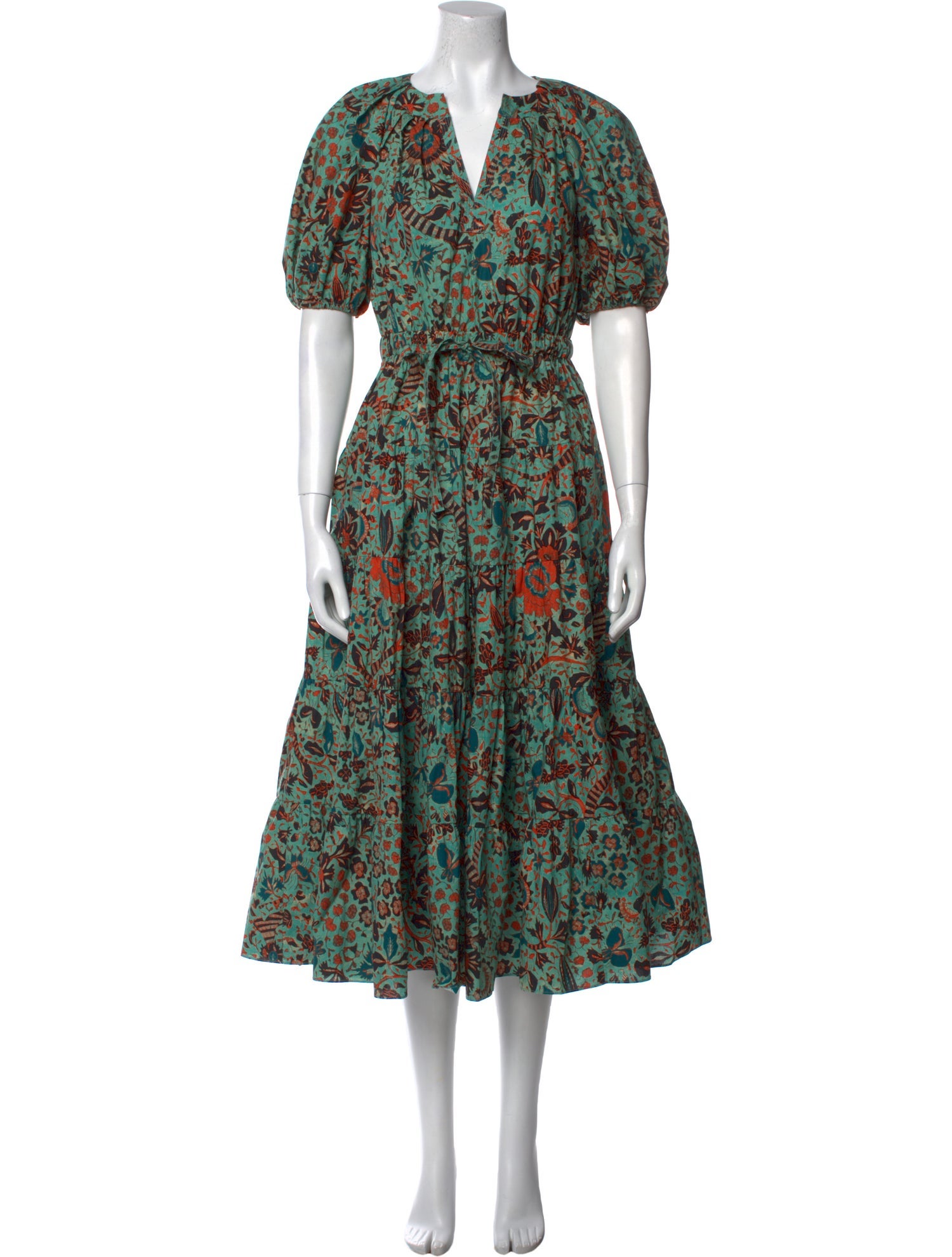 Ulla Johnson Floral Print Long Dress