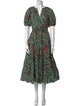 Ulla Johnson Floral Print Long Dress