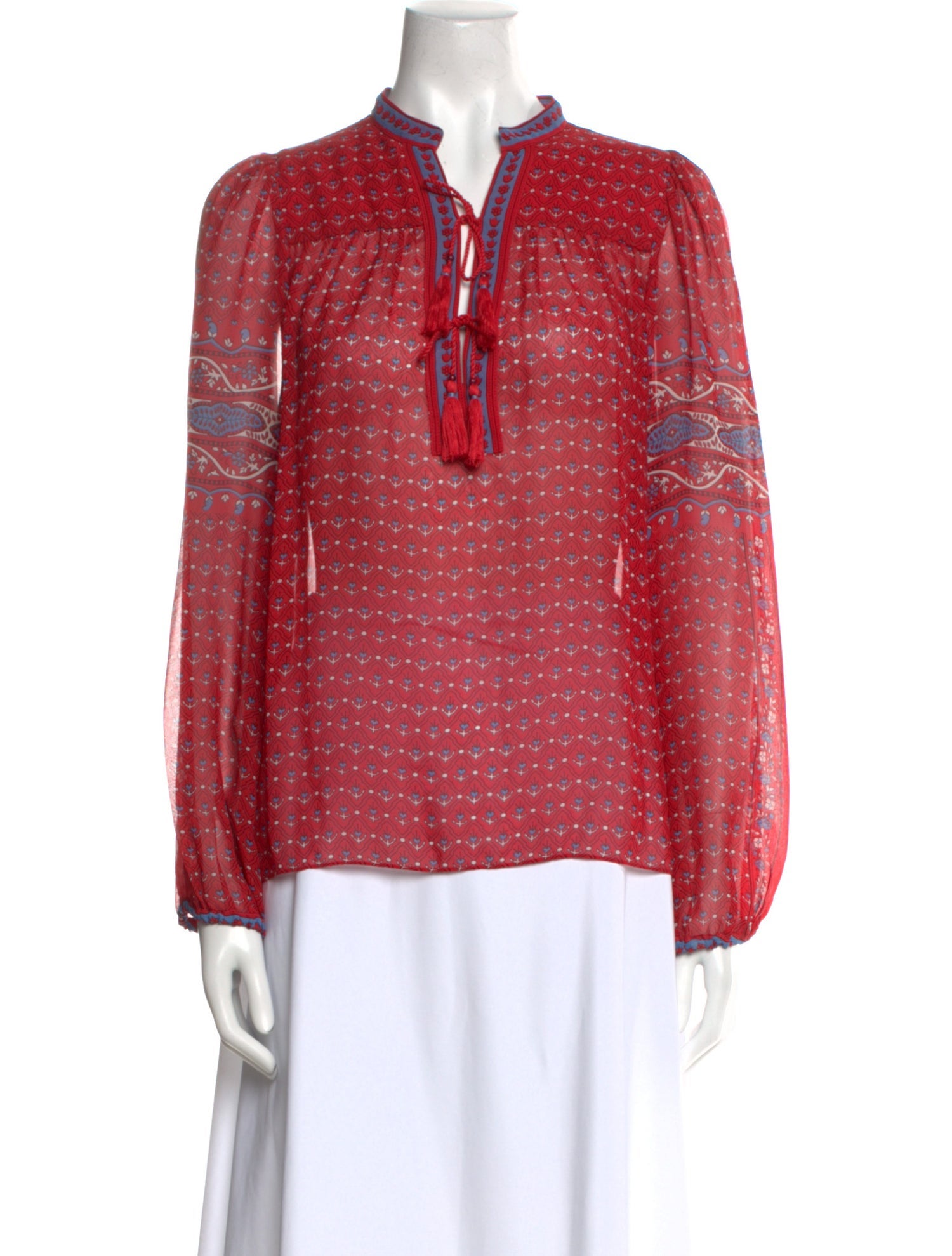 Ulla Johnson Silk Printed Blouse