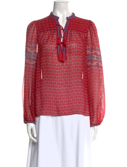 Ulla Johnson Silk Printed Blouse