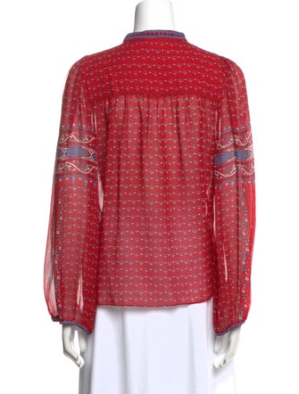 Ulla Johnson Silk Printed Blouse