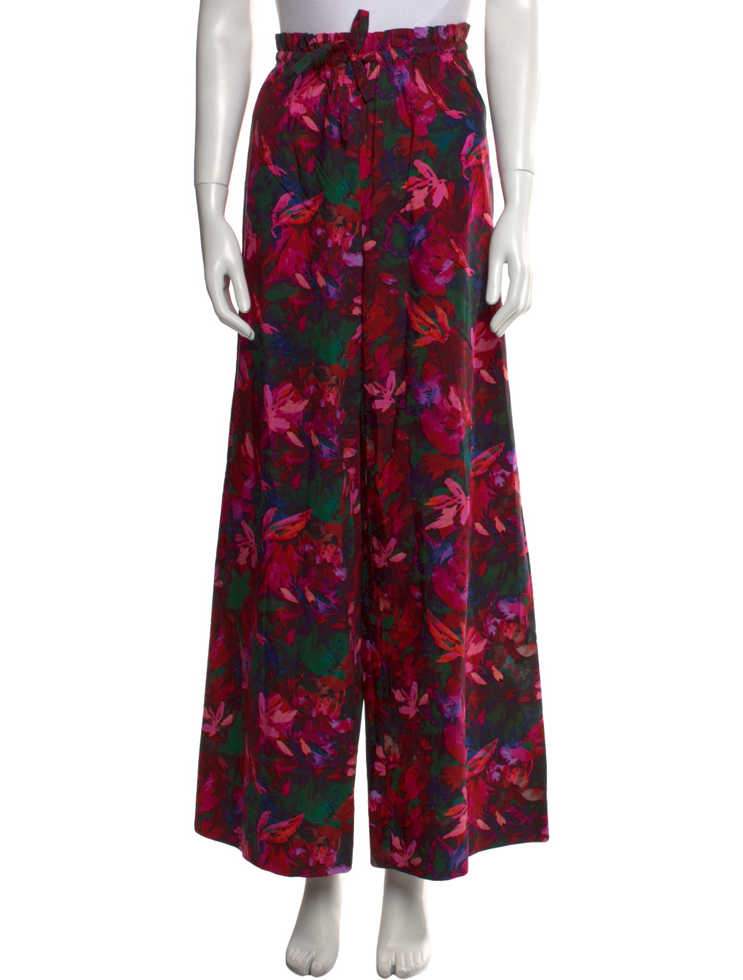 Ulla Johnson Floral Print Wide Leg Pants