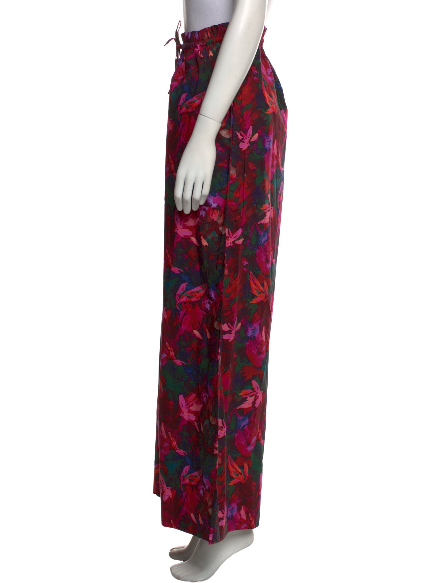 Ulla Johnson Floral Print Wide Leg Pants