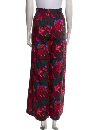 Ulla Johnson Floral Print Wide Leg Pants