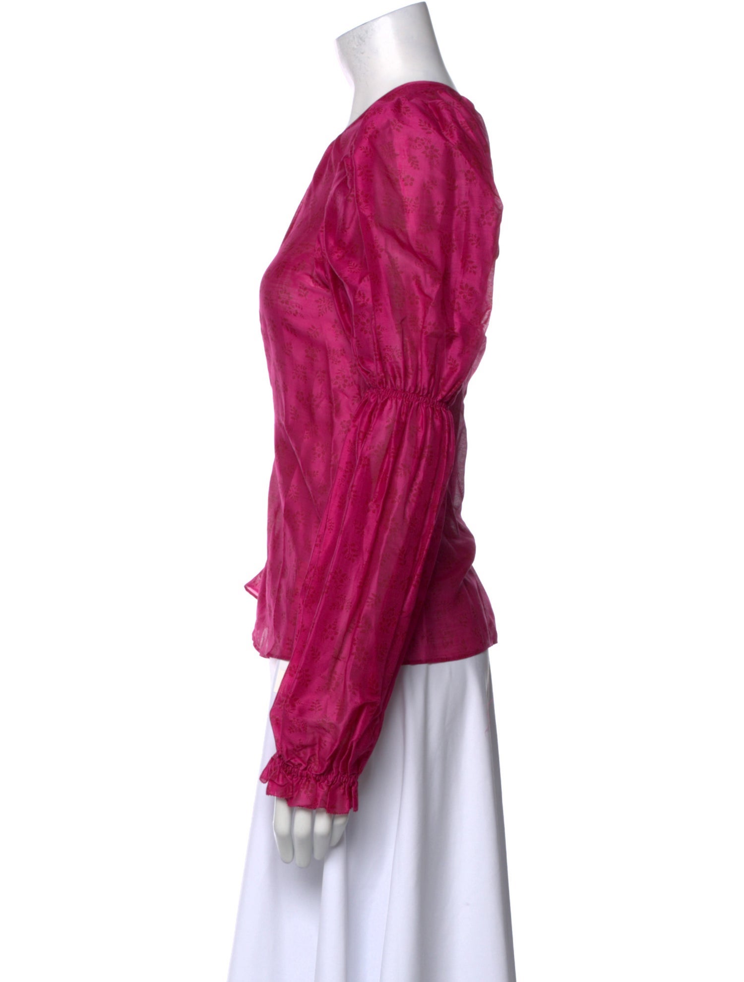 Ulla Johnson Crew Neck Long Sleeve Blouse w/ Tags