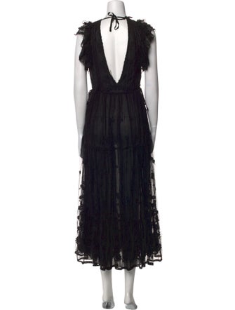 Ulla Johnson Lace Pattern Long Dress
