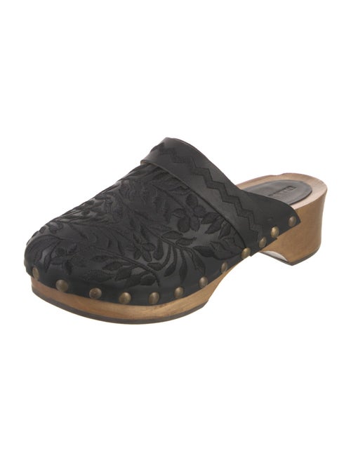 Ulla Johnson Leather Studded Accents Mules